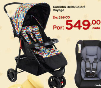 Carrinho Delta Colore Voyage