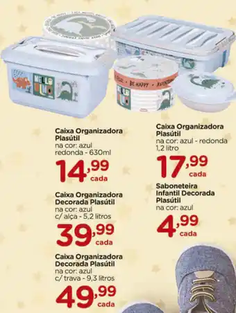 Carrefour Caixa Organizador Decorada Plasutil 5.2L oferta