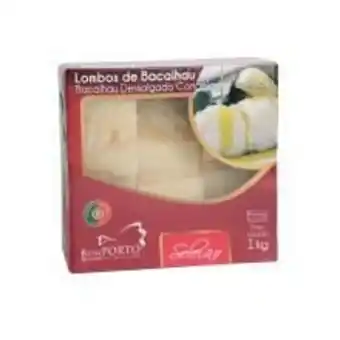 Angeloni Lombo de bacalhau bom porto congelado seleção 1kg oferta