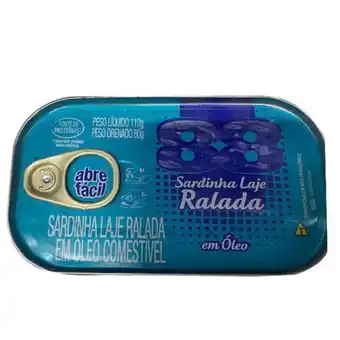 Sardinha laje 88 110gr ralada ao oleo
