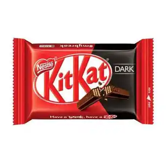 Supermercados Rena Chocolate nestle kitkat 41,5g dark oferta