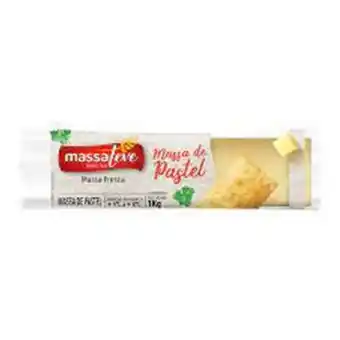 Massa fresca para pastel massa leve rolo 400g