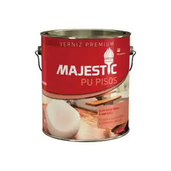 Tumelero Verniz majestic pu pisos acetinado 3,6l incolor oferta