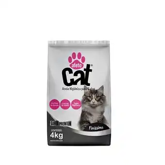 Areia sanitária afeto cat finíssima 4kg
