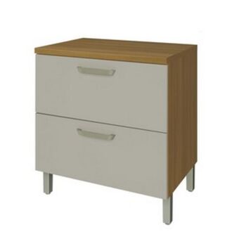 Lojas Guido Balcão princesa (80 cm) 100% mdf 1 porta 1gvt 500353 ./freijo/off white oferta