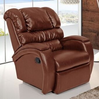 Lojas Guido Poltrona imperial kourino 849 pinhão ./marrom oferta