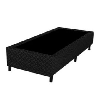 Lojas Guido Base box solteiro gazin convencional 88x188x27 37222 ./preta oferta