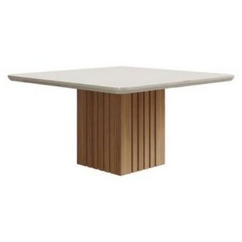 Lojas Guido Mesa cimol ana 1,30x1,30x79 c/vd ./nature/off white oferta
