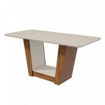 Lojas Guido Mesa lopas apogeu 1,70x0,90 com vidro ./rovere/off white oferta