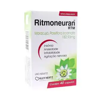 Drogaria Santa Marta Ritmoneuran 182,93mg com 40 cápsulas oferta