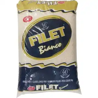 São José Supermercados Arroz tipo 1 filet branco 5kg oferta
