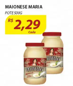 Assaí Atacadista Maionese Maria 500g oferta