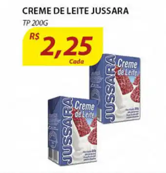 Assaí Atacadista Creme de leite Jussara 200g oferta