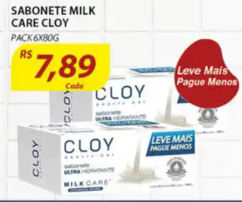 Assaí Atacadista Sabonete Milk Care Cloy 6x80g oferta