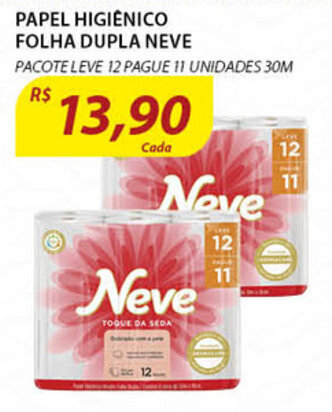 Assaí Atacadista Papel Higiénico Folha Dupla Neve oferta