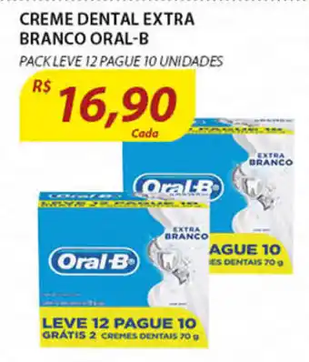 Assaí Atacadista Creme Dental Extra Branco Oral B oferta