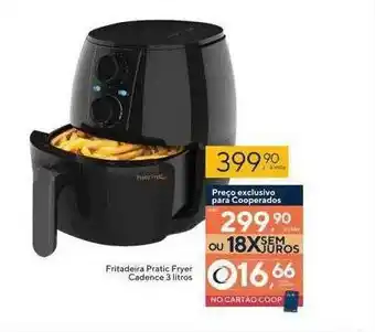 Fritadeira Pratic Fryer Cadence 3 Litros