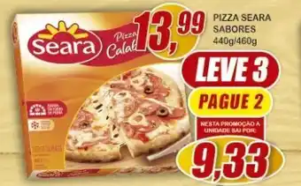 Vianense Supermercados Pizza Seara Sabores 440g/460g oferta