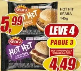 Vianense Supermercados Hot Hit Seara 145g oferta