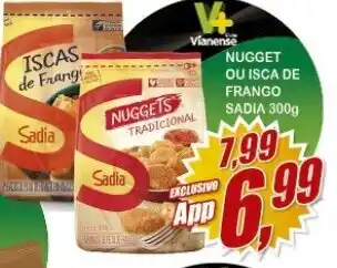 Nugget ou Isca de Frango Sadia 300g