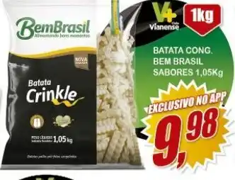 Vianense Supermercados Batata COng. Ben Brasil Sabores 1.05kg oferta