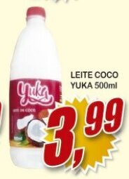 Vianense Supermercados Leite Coco Yuka 500ml oferta