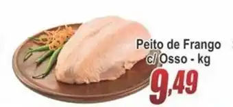 Serrano Supermercado Peito de Frango c/ Osso 1kg oferta