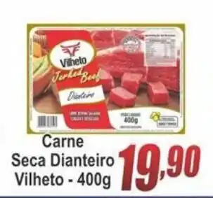 Serrano Supermercado Carne Seca Dianteiro Vilheto 400g oferta