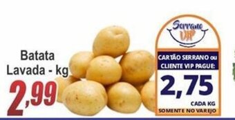 Serrano Supermercado Batata Lavada 1kg oferta