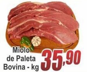 Serrano Supermercado Miolo de Paleta Bovina 1kg oferta