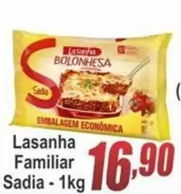 Serrano Supermercado Lasanha Familiar Sadia 1kg oferta