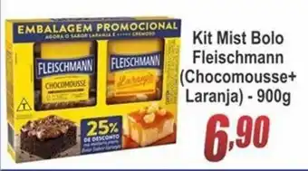 Kit Mist Bolo Fleischmann 900g