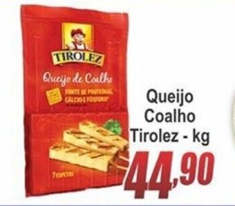 Serrano Supermercado Queijo Coalho Tirolez 1kg oferta