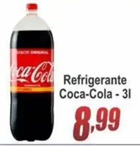 Serrano Supermercado Refrigerante Coca Cola 3L oferta