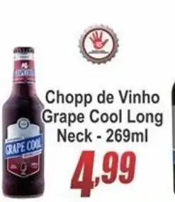 Serrano Supermercado Chopp de Vinho Grape Cool Long Neck 269m; oferta