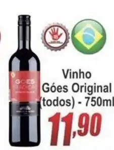 Serrano Supermercado Vinho Goes Original 750ml oferta