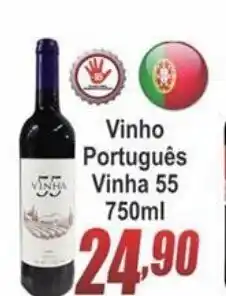 Serrano Supermercado Vinho Potugues Vinha 55 750ml oferta
