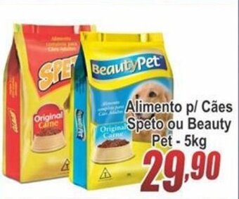 Serrano Supermercado Alimento p/ Caes Speto ou Beauty Pet 5kg oferta