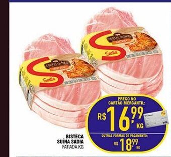 Mercantil Rodrigues Bisteca suina sadia oferta