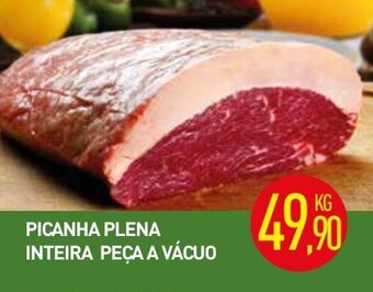 Calvo Atacadista Picanha Plena inteira peca a vacuo 1kg oferta