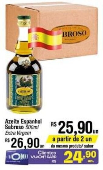 Fort Atacadista Azeite Espanhol Sabroso 500ml oferta