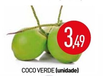 Calvo Atacadista Coco verde unidade oferta
