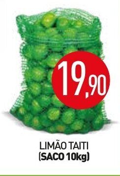 Calvo Atacadista Limao Taiti saco 10kg oferta