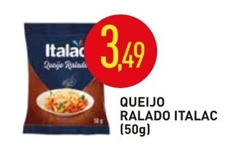 Calvo Atacadista Queijo Ralado Italac 50g oferta