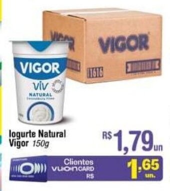 Fort Atacadista Iogurte Natural Vigor 150g oferta