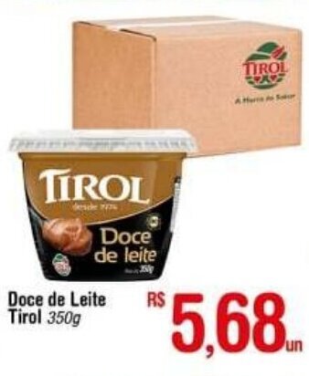 Fort Atacadista Doce de leite Tirol 350g oferta