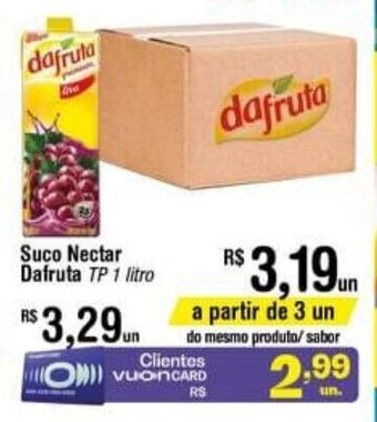 Fort Atacadista Suco Nectar Dafruta 1L oferta