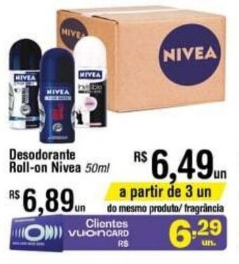 Fort Atacadista Desodorante Roll-on Nivea 50ml oferta
