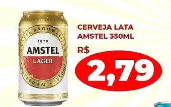 Alvorada Supermercados Cerveja Lata Amstel 350ml oferta