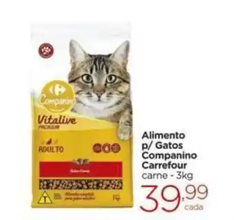 Carrefour Market Alimento p/ Gatos Companino Carrefour 3kg oferta